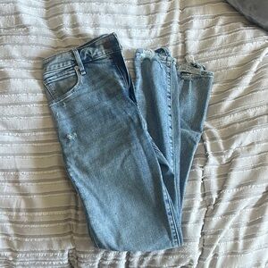 Abercrombie & Fitch Super Skinny Ankle High Rise Jeans